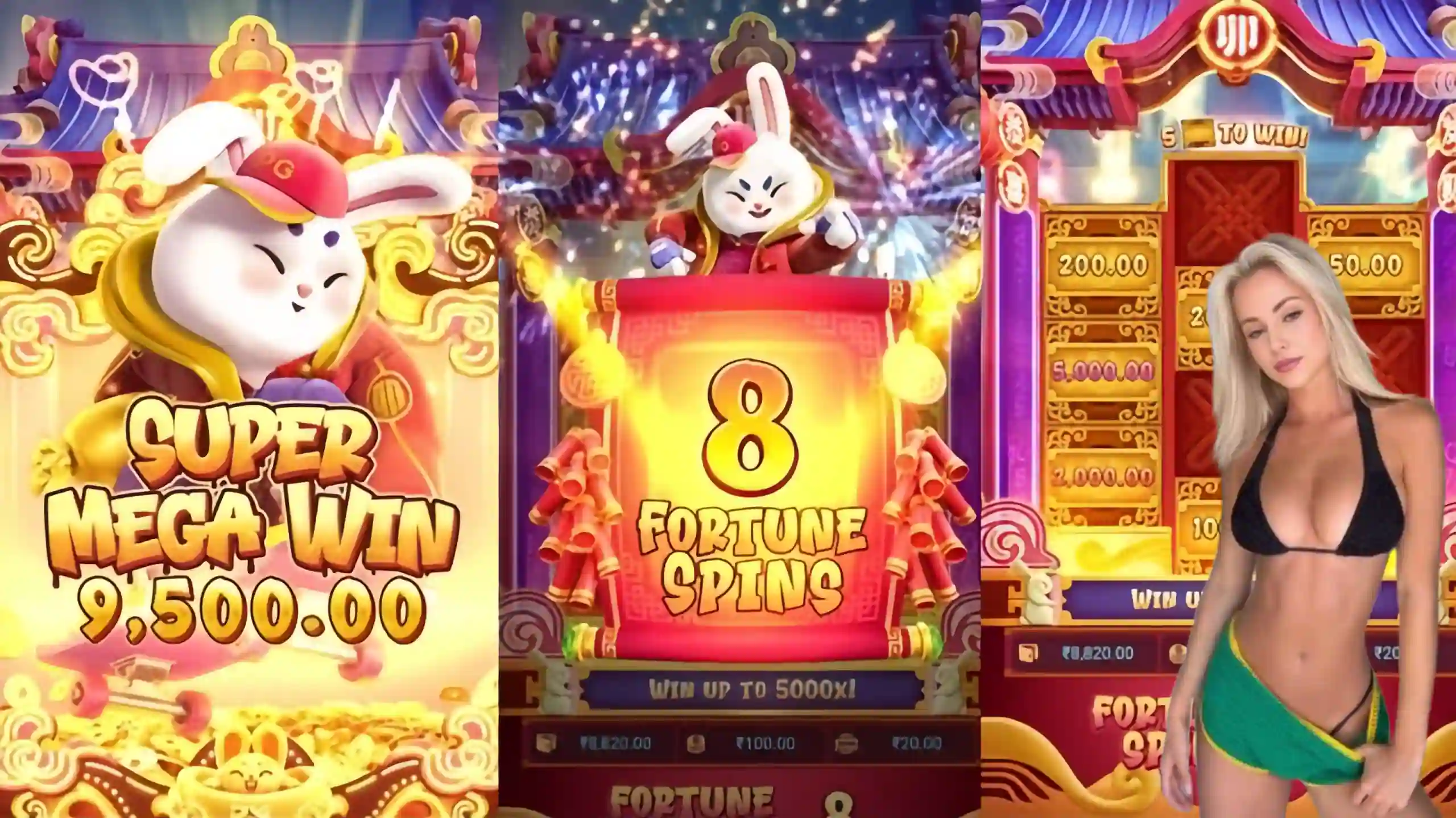 Wild Expansivo Fortune Rabbit ymwin - Coelho Dourado que Expande